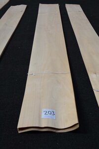 Esdoorn fineer 155 x 21 cm | 0.6mm | 0,3255m&sup2;