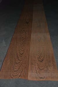 Wenge fineer 230 x 19-21 cm | 0.6 mm | 0,47m&sup2;