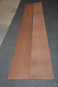 Wenge fineer 227 x 24 cm | 0.6 mm | 0,55m&sup2;