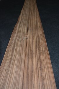 Zebrano fineer 243 x 13-14 cm | 0.6 mm | 0,33m&sup2;