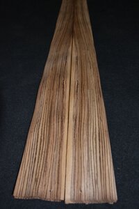 Zebrano fineer 195 x 11x11,5 cm | 0.6 mm | 0,22m&sup2; 