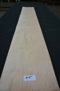 Esdoorn fineer 222 x 33-35 cm | 0.6mm | 0,755m&sup2;