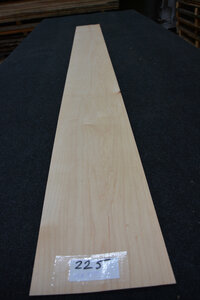 Esdoorn fineer 215 x 20-21cm | 0.6mm | 0,462m&sup2;