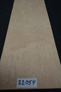 Esdoorn fineer 76 x 25cm | 0,188 m2 | 0.6 mm | Birdseye Maple Vogelaugen Ahorn