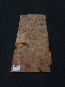 Iepen wortel fineer 64 x 26 - 26 cm | 0.6 mm | 0,2496 m&sup2;