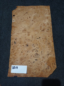 Iepen wortel fineer 39 x 22 - 22 cm | 0.6 mm | 0,1287 m&sup2;