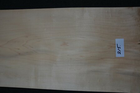 Esdoorn fineer 222 x 33-35 cm | 0.6mm | 0,755m&sup2;