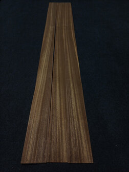 Dibetou fineer 155 x 8,5 - 10 cm | 0.6 mm | 0,2093 m&sup2;