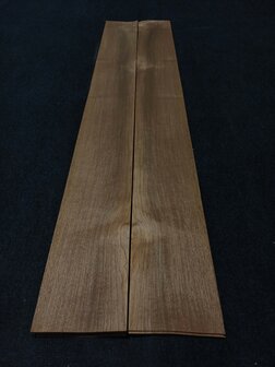 Teak fineer 140 x 15,5 - 16 cm | 0.6 mm | 0,3290 m&sup2;