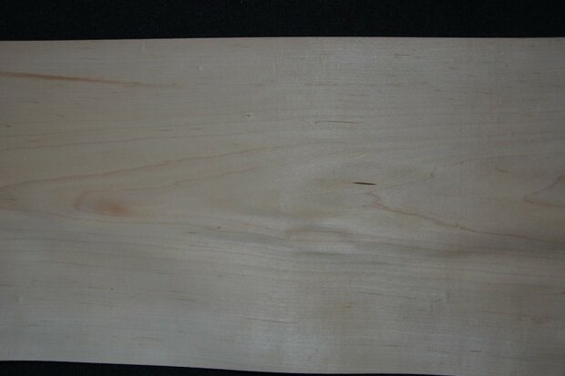 Esdoorn fineer 222 x 33-35 cm | 0.6mm | 0,755m&sup2;