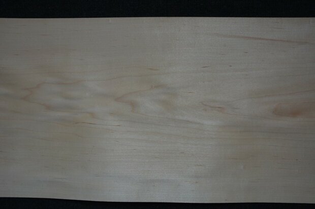 Esdoorn fineer 222 x 33-35 cm | 0.6mm | 0,755m&sup2;