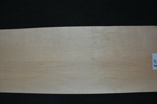 Esdoorn fineer 209 x 27-30 cm | 0.6mm | 0,596m&sup2;