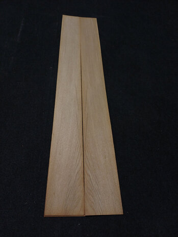 Europees Eiken fineer 117 x 12,5 - 12,5 cm | 0.6 mm | 0,2194 m&sup2;